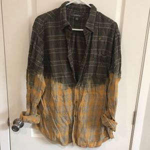 Distressed flannel sz L